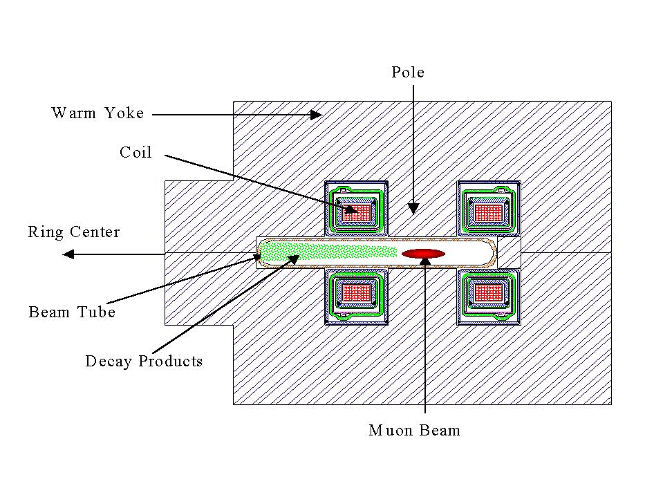 early concept for a muon storage ring magnet
