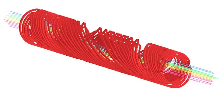 two-layer coils for the AGS Snake