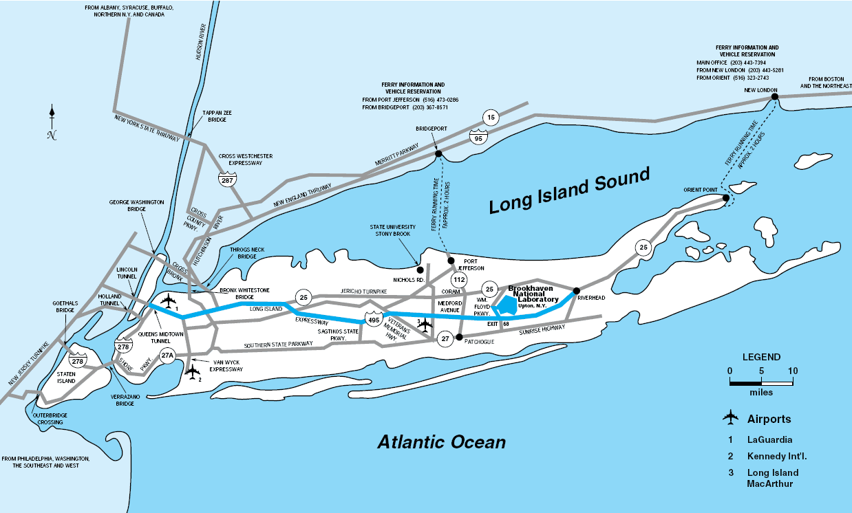 Detailed Map Of Long Island