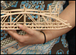 Picture of model basswood bridge