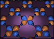bonding structure of copper and oxygen atoms on a plane within the cuprate