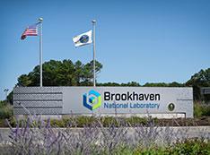 Photo of Brookhaven National Laboratory main gate