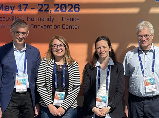 Wolfram Fischer, Luisella Lari, Tatiana Pielonim and Frank Zimmerman at IPAC