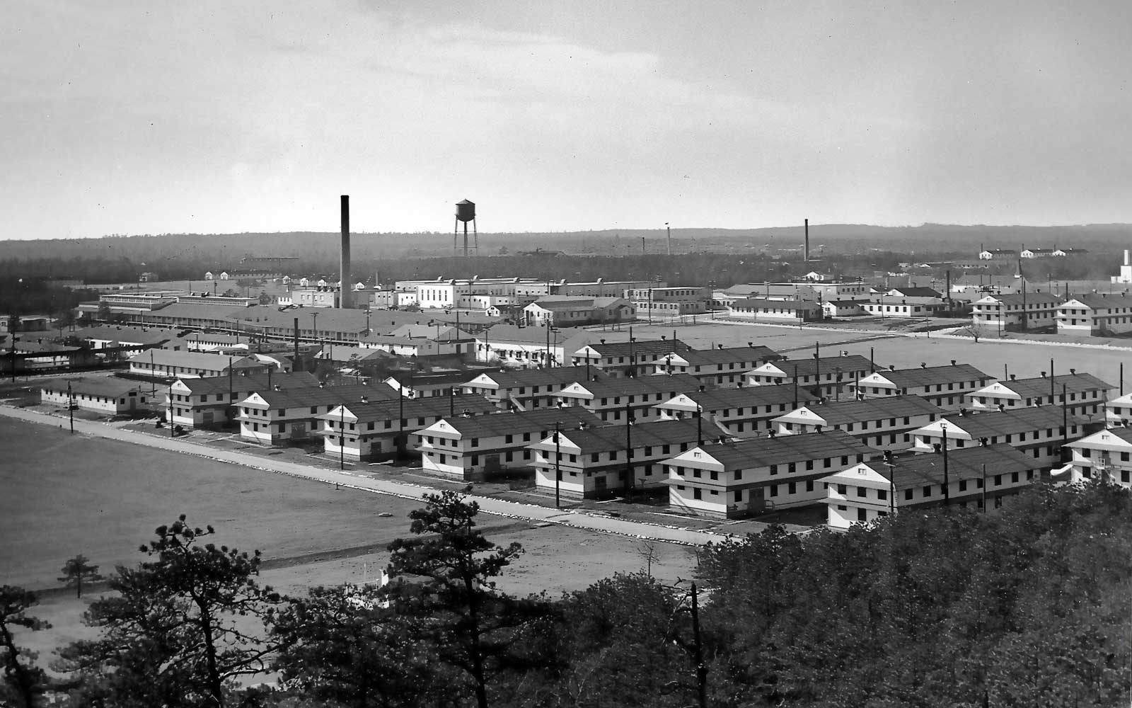 photo of Camp Upton aerial