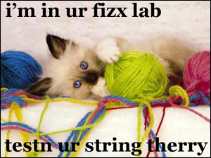 im in ur fizxs lab