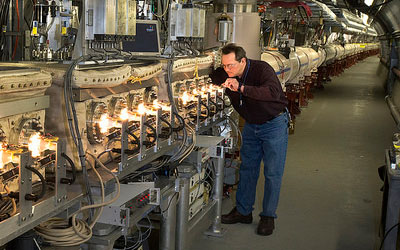 photo of RHIC tunnel