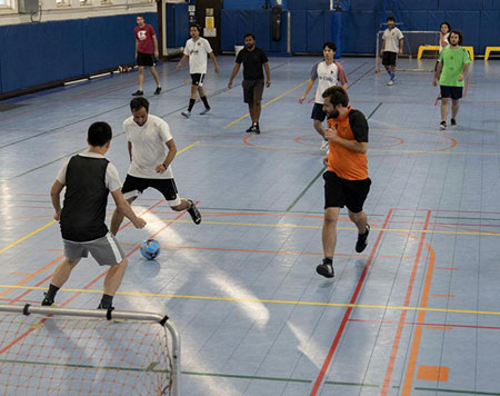 photo of people playing fustal
