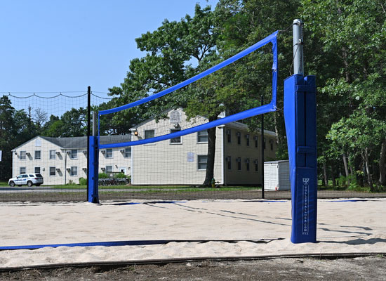 photo of outdoor volleyball court