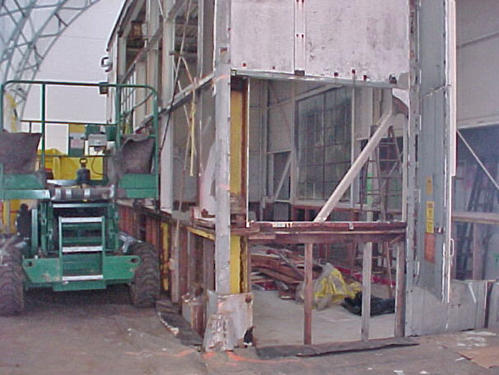 Demolition of the canal house