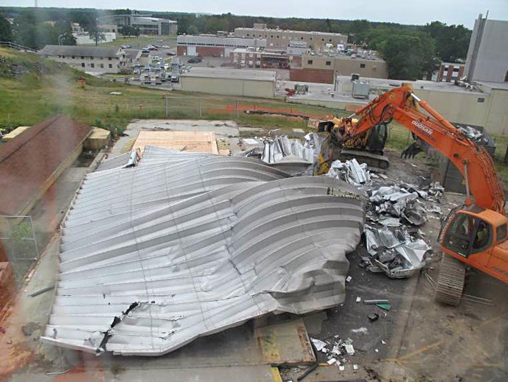 Demolition of the Duct Services Building