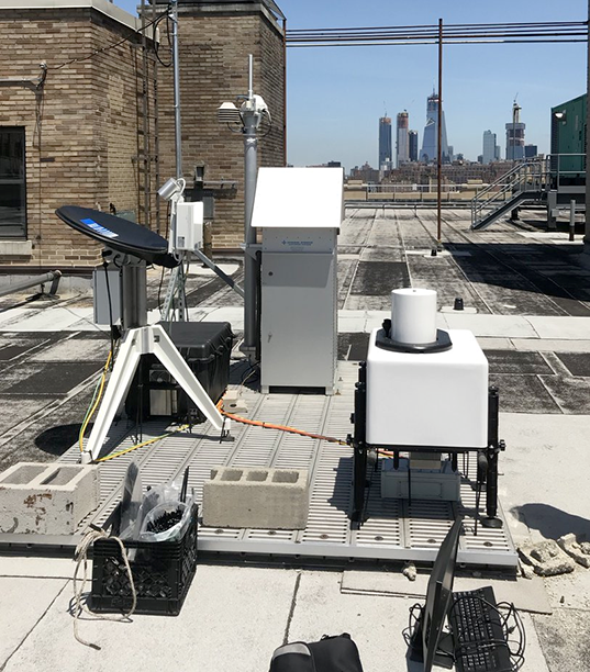Manhattan rooftop instrumentation