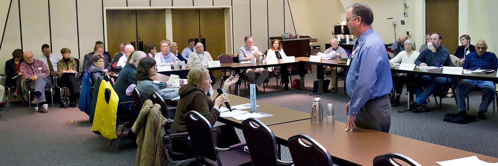 photo of a Community Advisory Council session