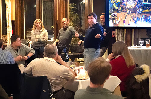 photo of people at a restaurant