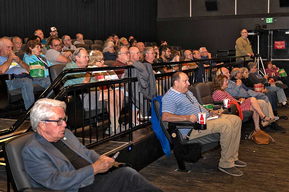 photo of audience in a movie theatre
