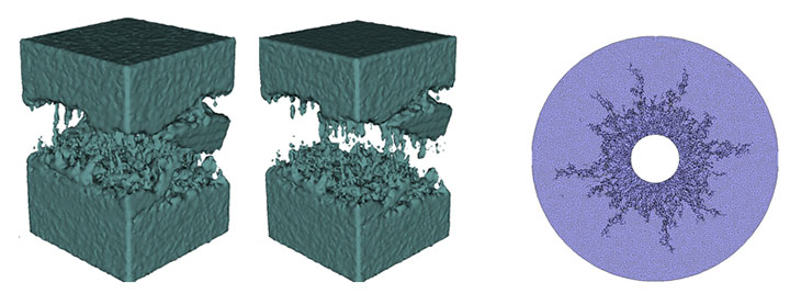 Simulation of brittle fracture