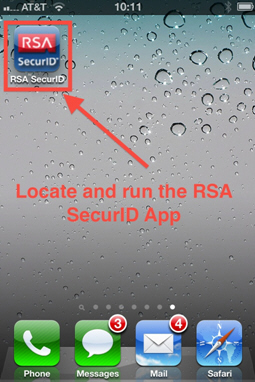 Run the RSA SecurIDApp