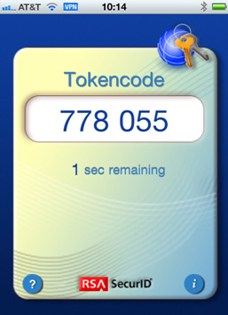 RSA SecurID Token is Now Installed