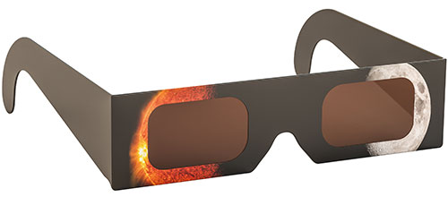 photo of eclipse glasses
