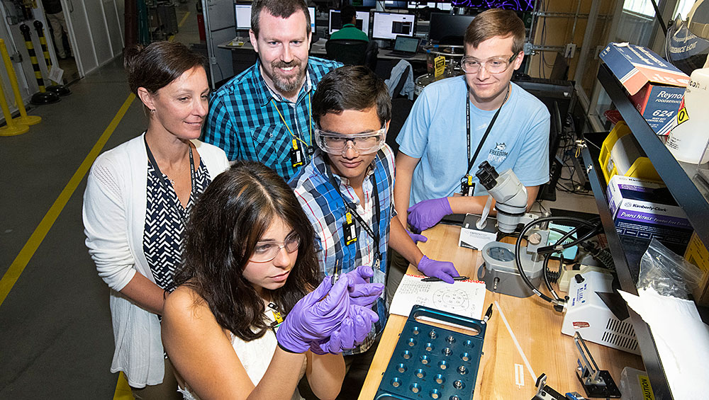 Students participating in the SPARK program