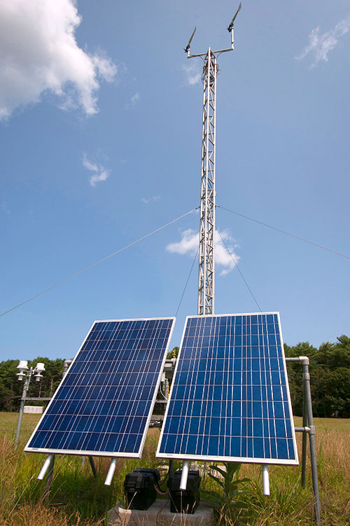 photo of meteorology tower