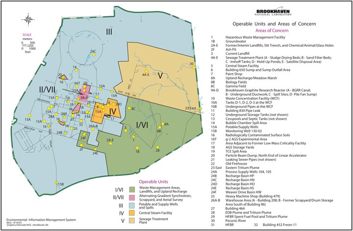 areas of concern map