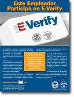 eVerify Poster - Spanish