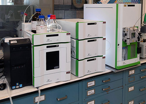 photo of liquid chromatography and mass spectroscopy system