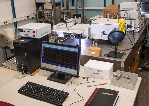 photo of spectrofluorometer