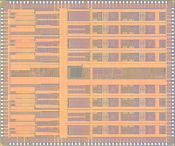 photo of a front-end ASIC