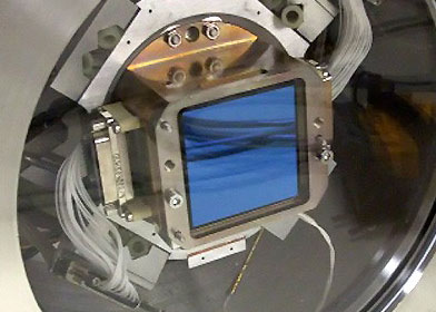photo of a CCD focal plane