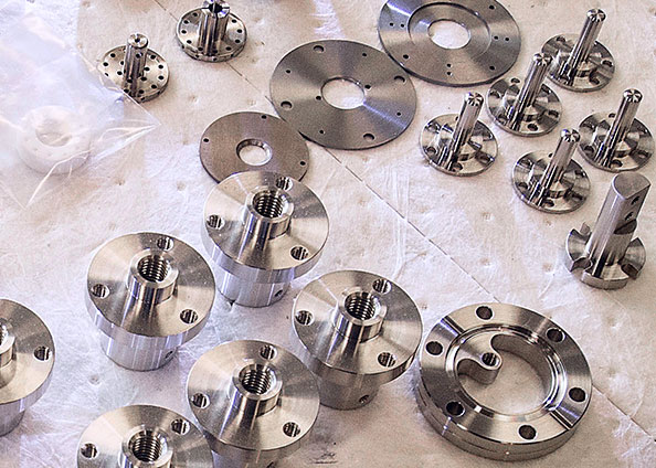 photo of machined parts