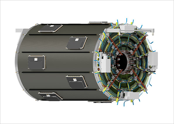 rendering of the sPHENIX detector