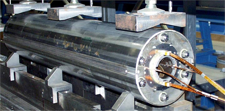 magnet in the shell welding press