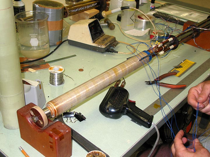 final magnet being prepared for cold testing
