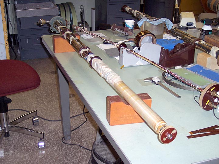 final magnet being prepared for cold testing