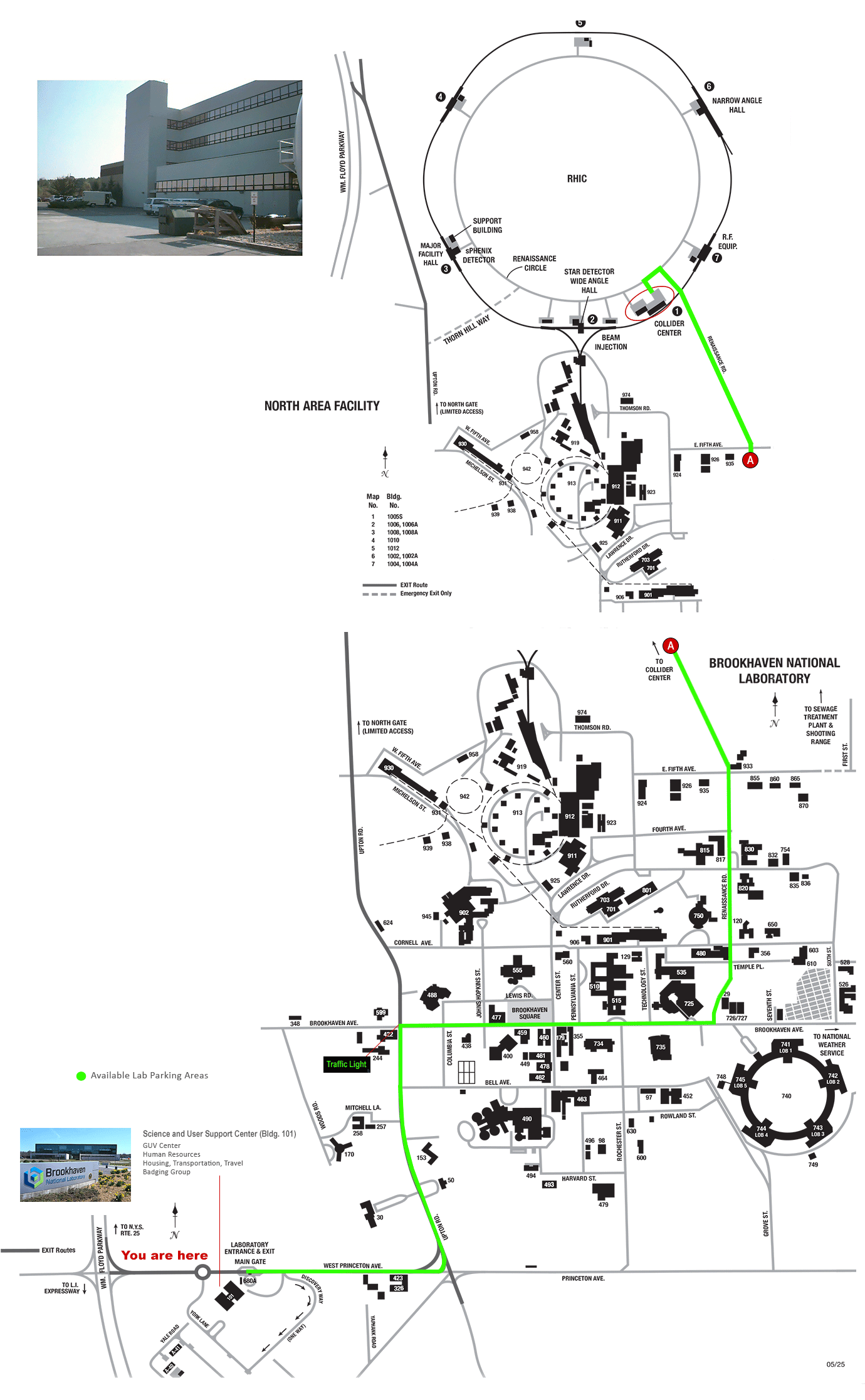 Bldg 1005S Directions
