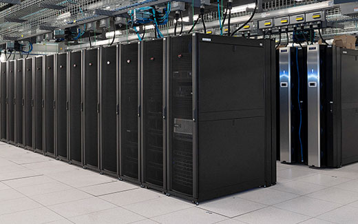 photo of computer server hardware