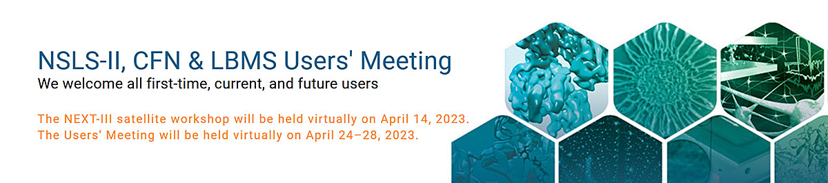 NSLS-II & CFN Joint Users' Meeting banner