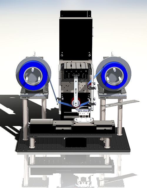 CAD rendering of the exfoliator