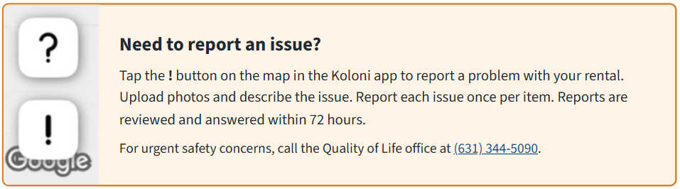 issue message