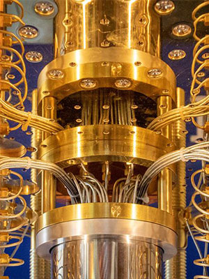 photo of IBM quantum computer