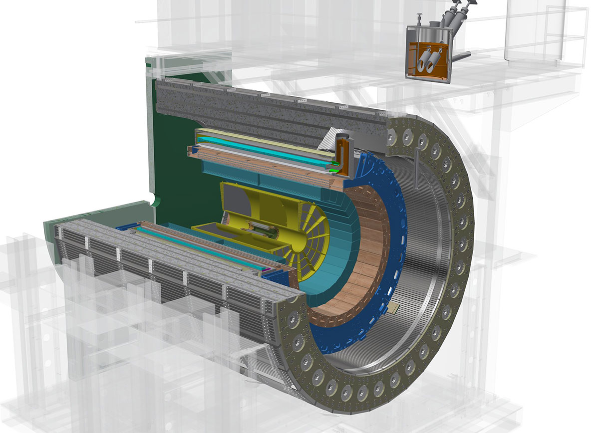 computer rendering of the sPHENIX detector