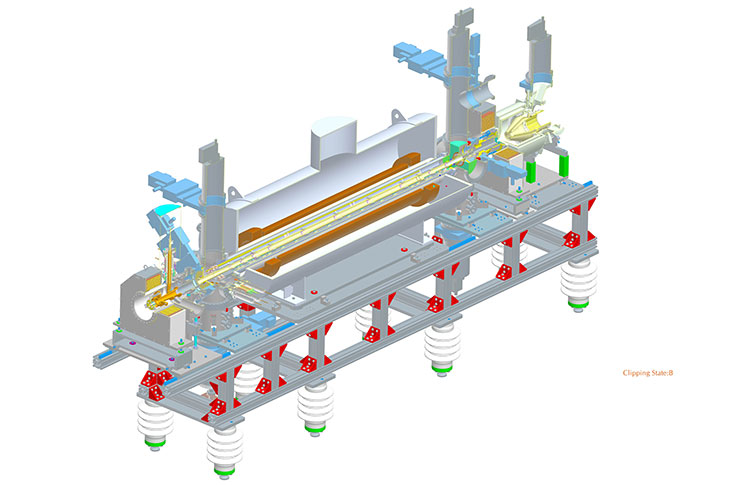 A cut-away of the EBIS pre-injector