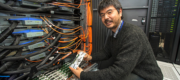 Photo of Blue Gene computer