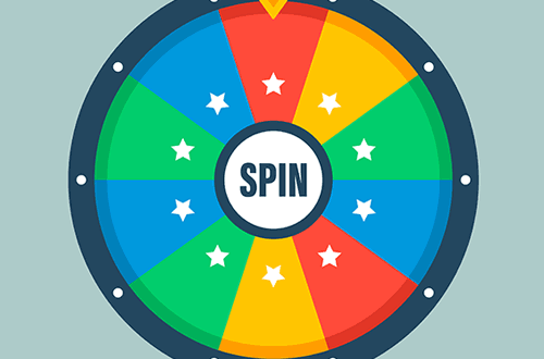 illustration of a spin wheel