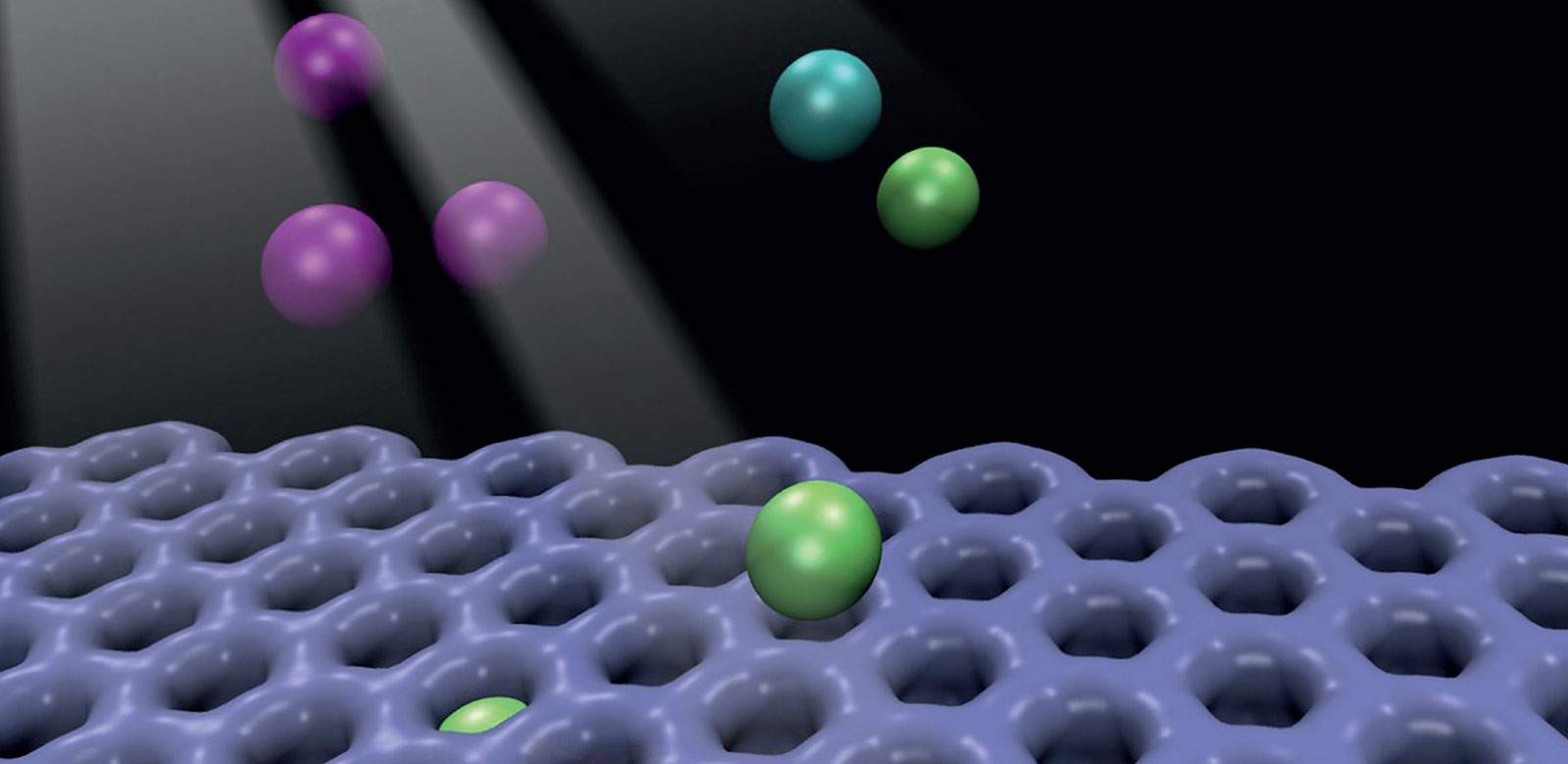 iluusration of 2-D nanocage array