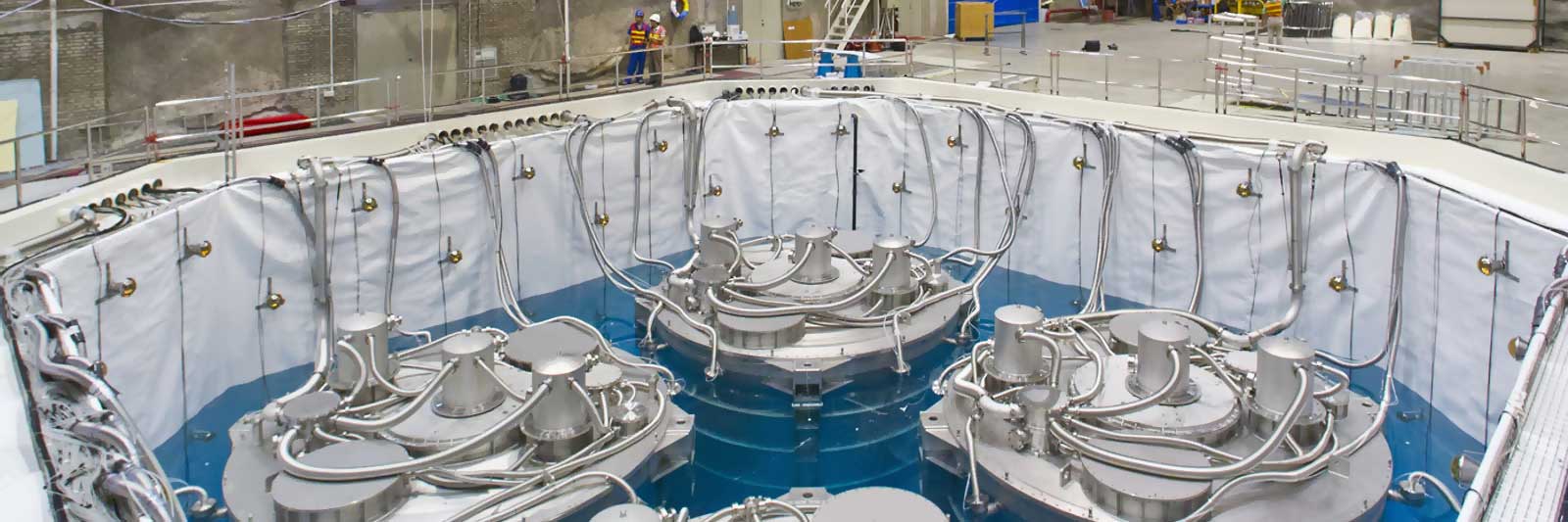 photo of Daya Bay detectors