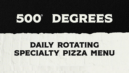 500 degrees logo