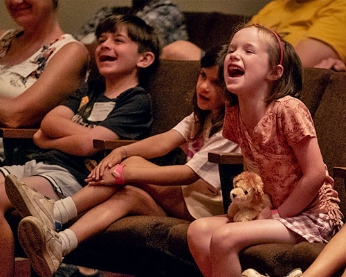 photo of kids laughing