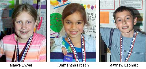 Photo of Science Fair Winners